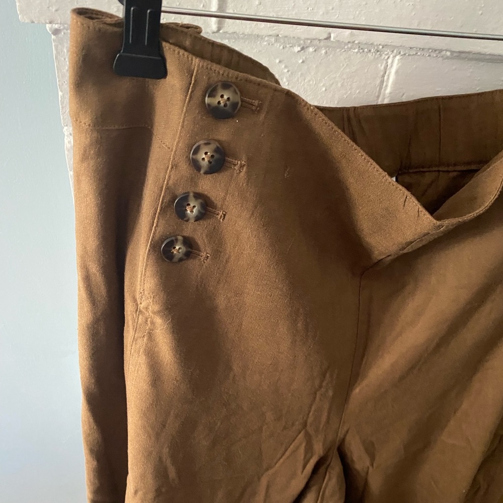 NWT Sz 26W J.Jill Linen Capris
